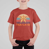 Tsalagi Seven Pointed Star T Shirt For Kid Cherokee Native American Heritage