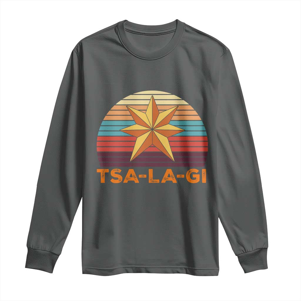 Tsalagi Seven Pointed Star Long Sleeve Shirt Cherokee Native American Heritage