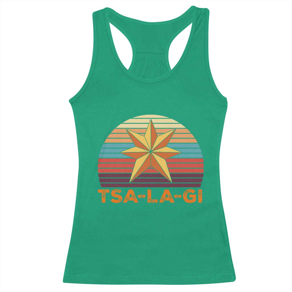 Tsalagi Seven Pointed Star Racerback Tank Top Cherokee Native American Heritage