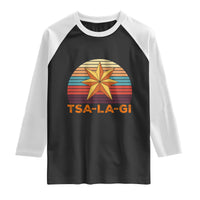 Tsalagi Seven Pointed Star Raglan Shirt Cherokee Native American Heritage