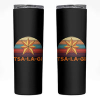 Tsalagi Seven Pointed Star Skinny Tumbler Cherokee Native American Heritage