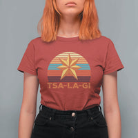 Tsalagi Seven Pointed Star T Shirt For Women Cherokee Native American Heritage