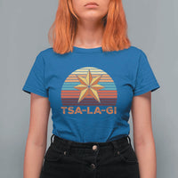 Tsalagi Seven Pointed Star T Shirt For Women Cherokee Native American Heritage