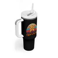 Tsalagi Seven Pointed Star Tumbler With Handle Cherokee Native American Heritage
