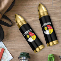 Cherokee Cultural Pride Bullet Tumbler Native American Medicine Wheel Art