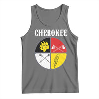 Cherokee Cultural Pride Tank Top Native American Medicine Wheel Art