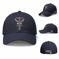 Native American Totem Pole Baseball Cap Pacific Northwest Indigenous Tribal