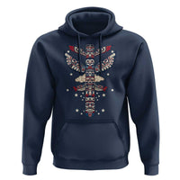 Native American Totem Pole Hoodie Pacific Northwest Indigenous Tribal