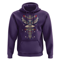 Native American Totem Pole Hoodie Pacific Northwest Indigenous Tribal