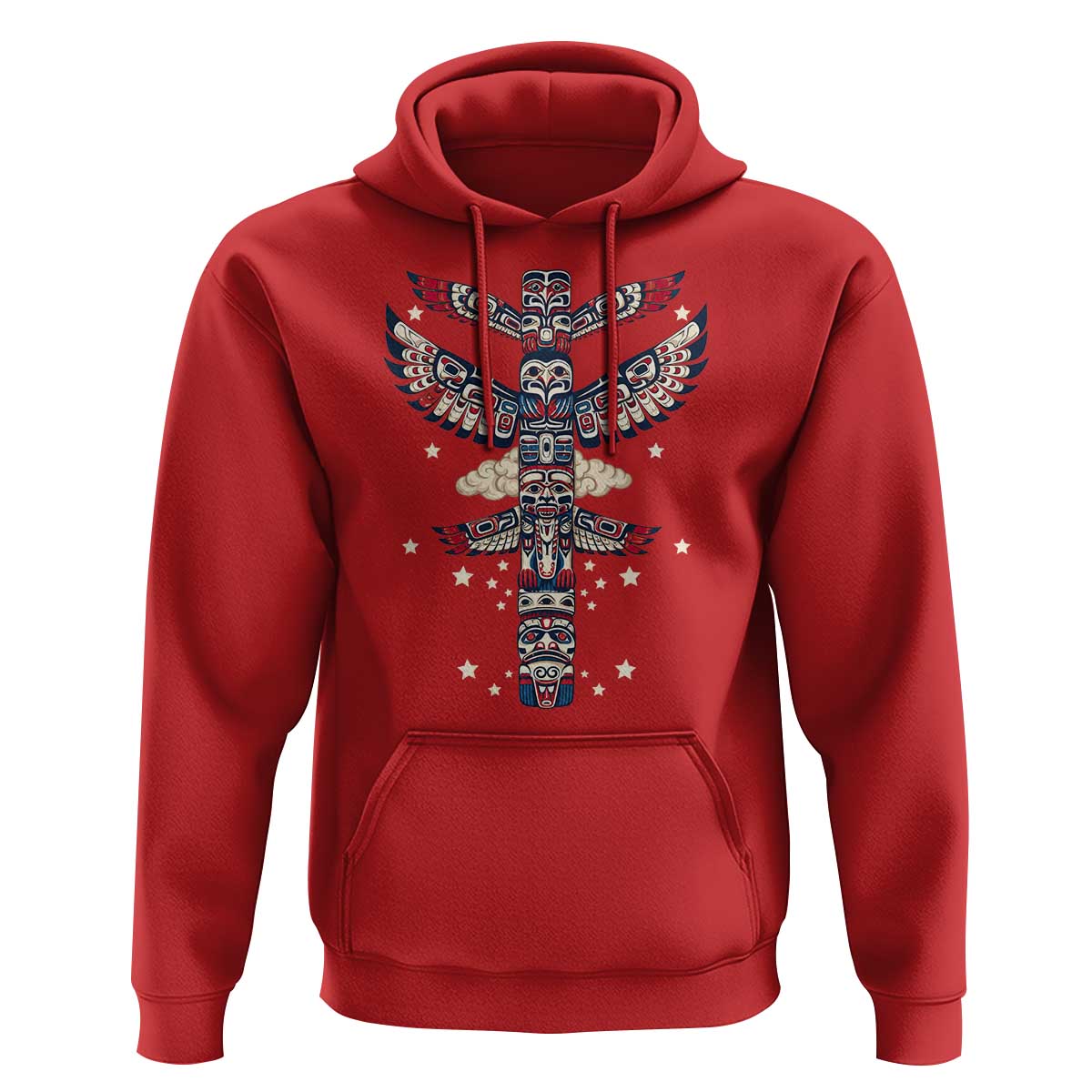 Native American Totem Pole Hoodie Pacific Northwest Indigenous Tribal
