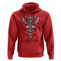Native American Totem Pole Hoodie Pacific Northwest Indigenous Tribal
