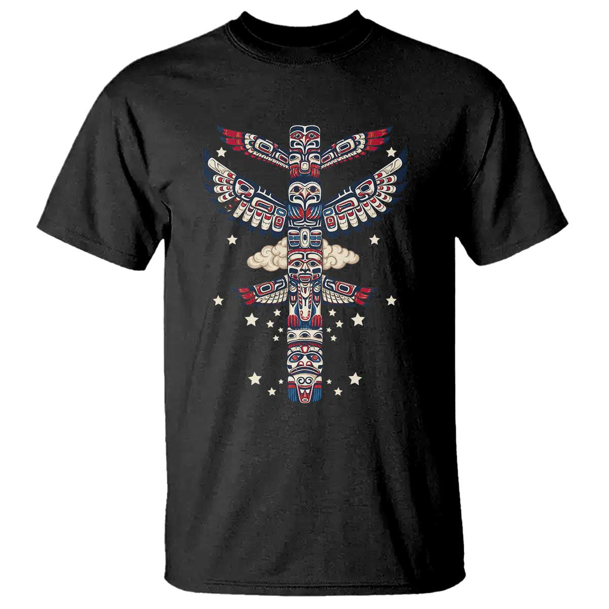 Native American Totem Pole T Shirt Pacific Northwest Indigenous Tribal