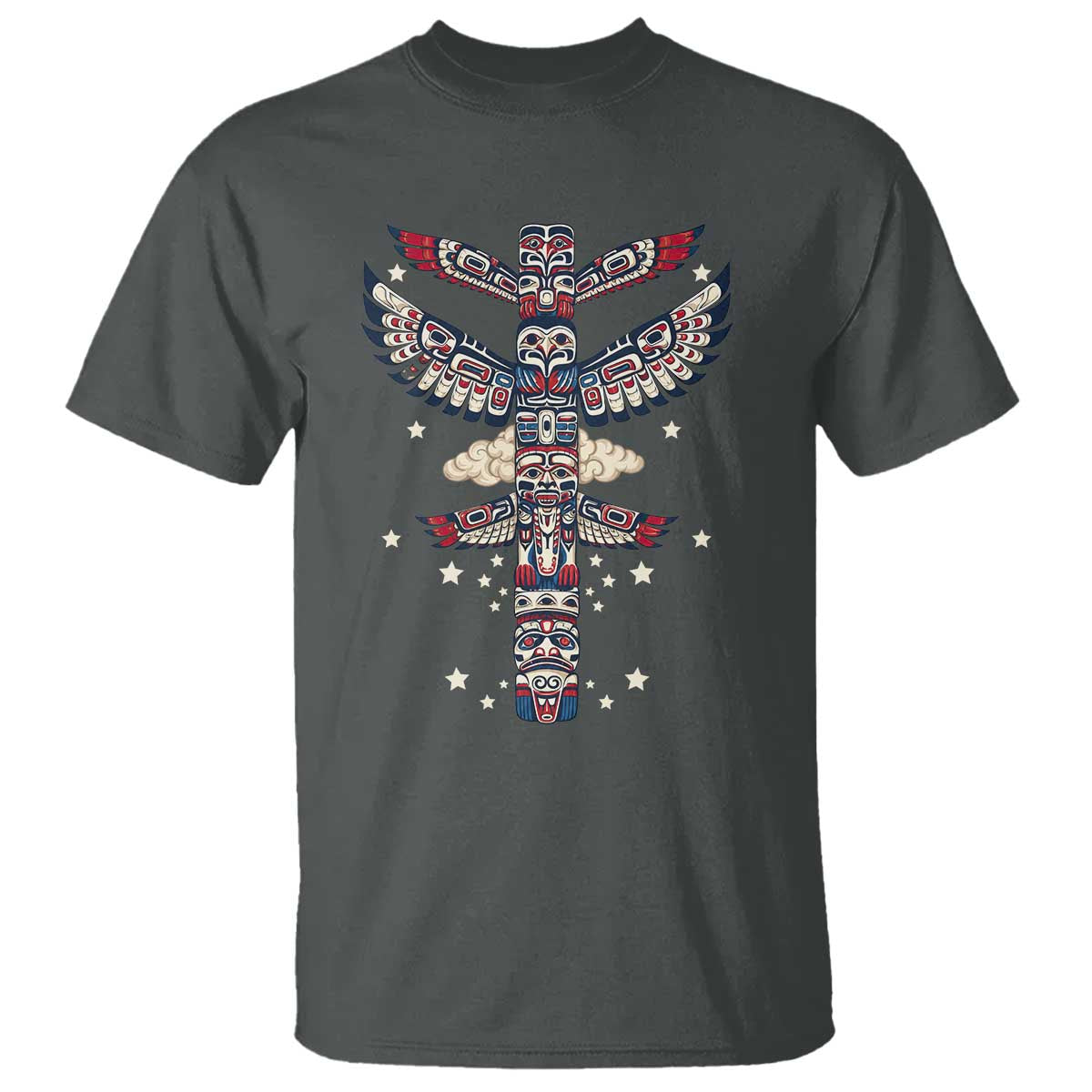 Native American Totem Pole T Shirt Pacific Northwest Indigenous Tribal