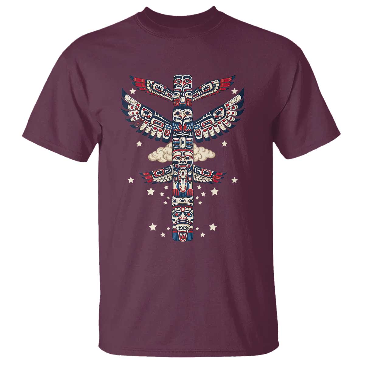 Native American Totem Pole T Shirt Pacific Northwest Indigenous Tribal