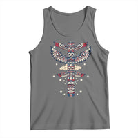 Native American Totem Pole Tank Top Pacific Northwest Indigenous Tribal