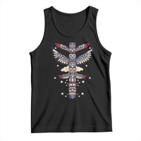 Native American Totem Pole Tank Top Pacific Northwest Indigenous Tribal