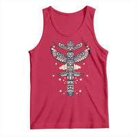 Native American Totem Pole Tank Top Pacific Northwest Indigenous Tribal
