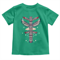 Native American Totem Pole Toddler T Shirt Pacific Northwest Indigenous Tribal