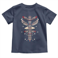 Native American Totem Pole Toddler T Shirt Pacific Northwest Indigenous Tribal