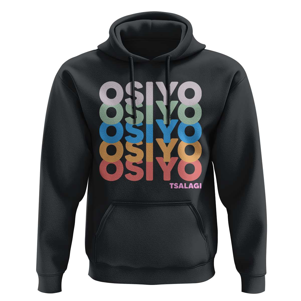 Osiyo Tsalagi Cherokee Native American Pride Hoodie Retro Stacked Typography