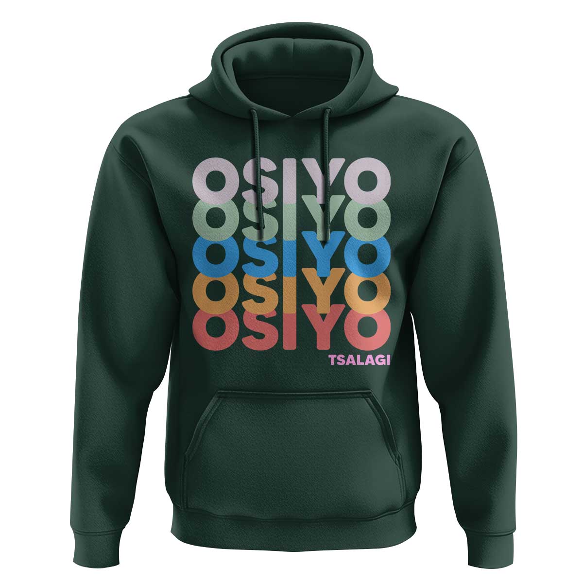 Osiyo Tsalagi Cherokee Native American Pride Hoodie Retro Stacked Typography