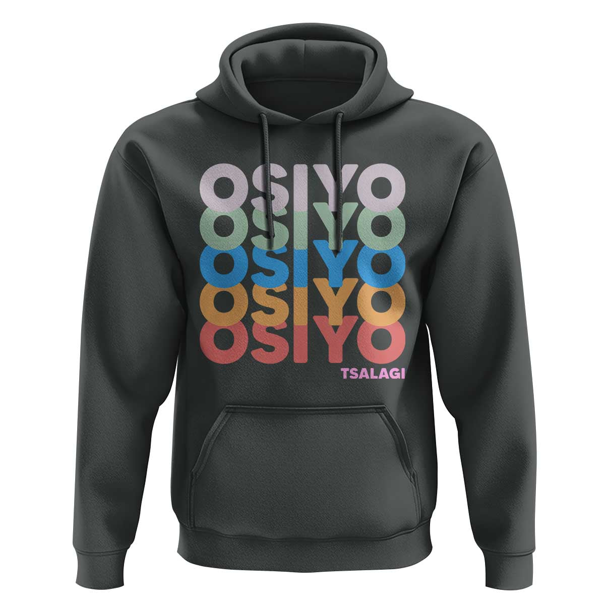 Osiyo Tsalagi Cherokee Native American Pride Hoodie Retro Stacked Typography