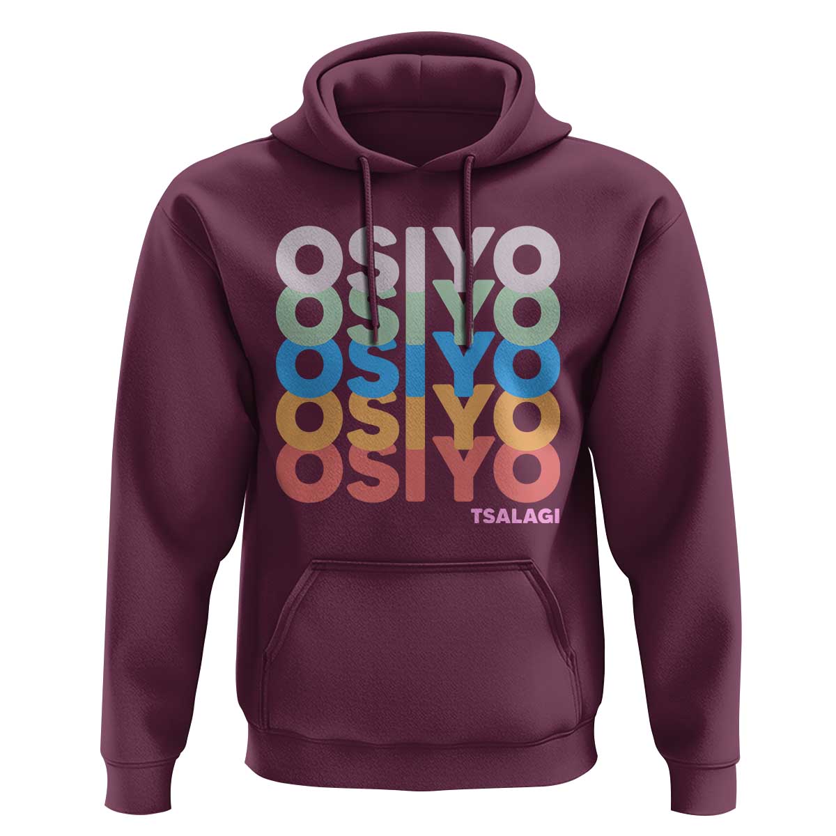Osiyo Tsalagi Cherokee Native American Pride Hoodie Retro Stacked Typography