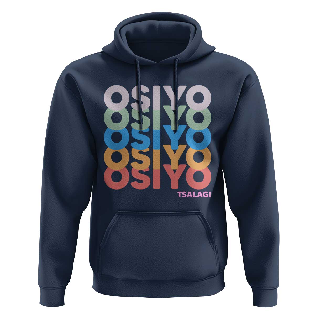 Osiyo Tsalagi Cherokee Native American Pride Hoodie Retro Stacked Typography