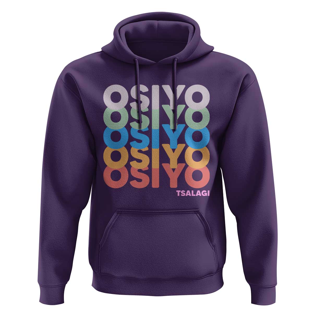 Osiyo Tsalagi Cherokee Native American Pride Hoodie Retro Stacked Typography