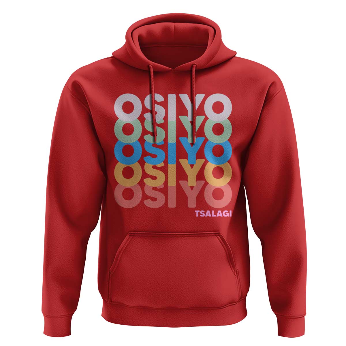 Osiyo Tsalagi Cherokee Native American Pride Hoodie Retro Stacked Typography