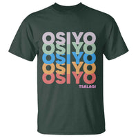 Osiyo Tsalagi Cherokee Native American Pride T Shirt Retro Stacked Typography