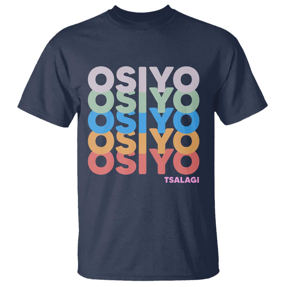 Osiyo Tsalagi Cherokee Native American Pride T Shirt Retro Stacked Typography