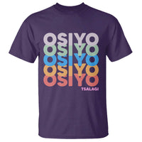Osiyo Tsalagi Cherokee Native American Pride T Shirt Retro Stacked Typography