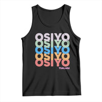 Osiyo Tsalagi Cherokee Native American Pride Tank Top Retro Stacked Typography