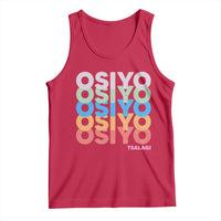 Osiyo Tsalagi Cherokee Native American Pride Tank Top Retro Stacked Typography