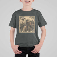 Cherokee Pride Strength T Shirt For Kid Native American Vintage Postage Stamp Graphic