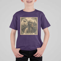 Cherokee Pride Strength T Shirt For Kid Native American Vintage Postage Stamp Graphic