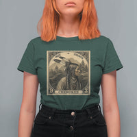 Cherokee Pride Strength T Shirt For Women Native American Vintage Postage Stamp Graphic