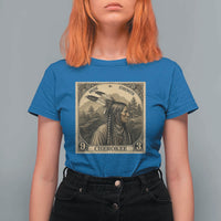 Cherokee Pride Strength T Shirt For Women Native American Vintage Postage Stamp Graphic