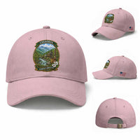 Vintage Great Smoky Mountains Baseball Cap Cherokee North Carolina Landscape