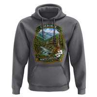 Vintage Great Smoky Mountains Hoodie Cherokee North Carolina Landscape