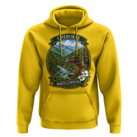 Vintage Great Smoky Mountains Hoodie Cherokee North Carolina Landscape