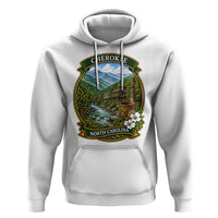 Vintage Great Smoky Mountains Hoodie Cherokee North Carolina Landscape