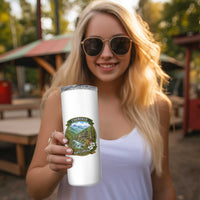 Vintage Great Smoky Mountains Skinny Tumbler Cherokee North Carolina Landscape