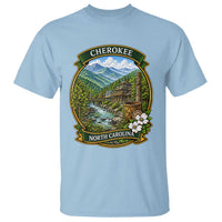 Vintage Great Smoky Mountains T Shirt Cherokee North Carolina Landscape