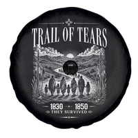 Cherokee History Native American Vintage Gift Spare Tire Cover They Survived Trail Of Tears