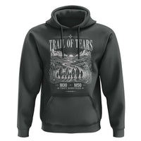 Cherokee History Native American Vintage Gift Hoodie They Survived Trail Of Tears