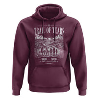 Cherokee History Native American Vintage Gift Hoodie They Survived Trail Of Tears