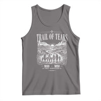 Cherokee History Native American Vintage Gift Tank Top They Survived Trail Of Tears