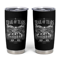 Cherokee History Native American Vintage Gift Tumbler Cup They Survived Trail Of Tears